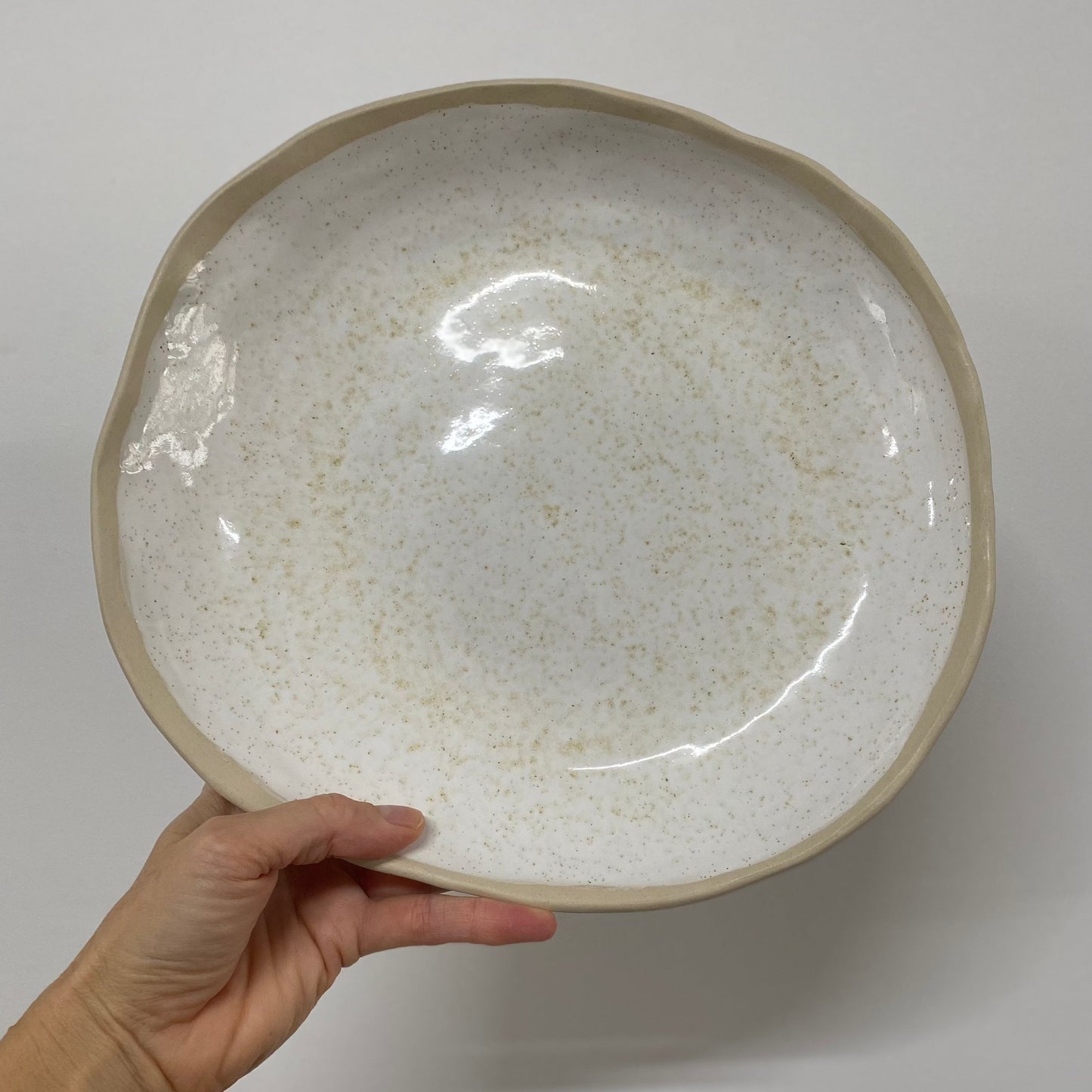 Large Salad / Serving Bowl - Hand built