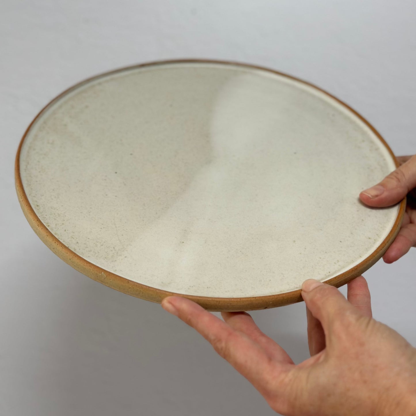 Large Serving Plate - Wheel thrown