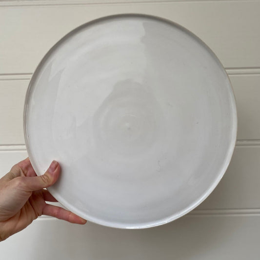Charger Plate - White clay
